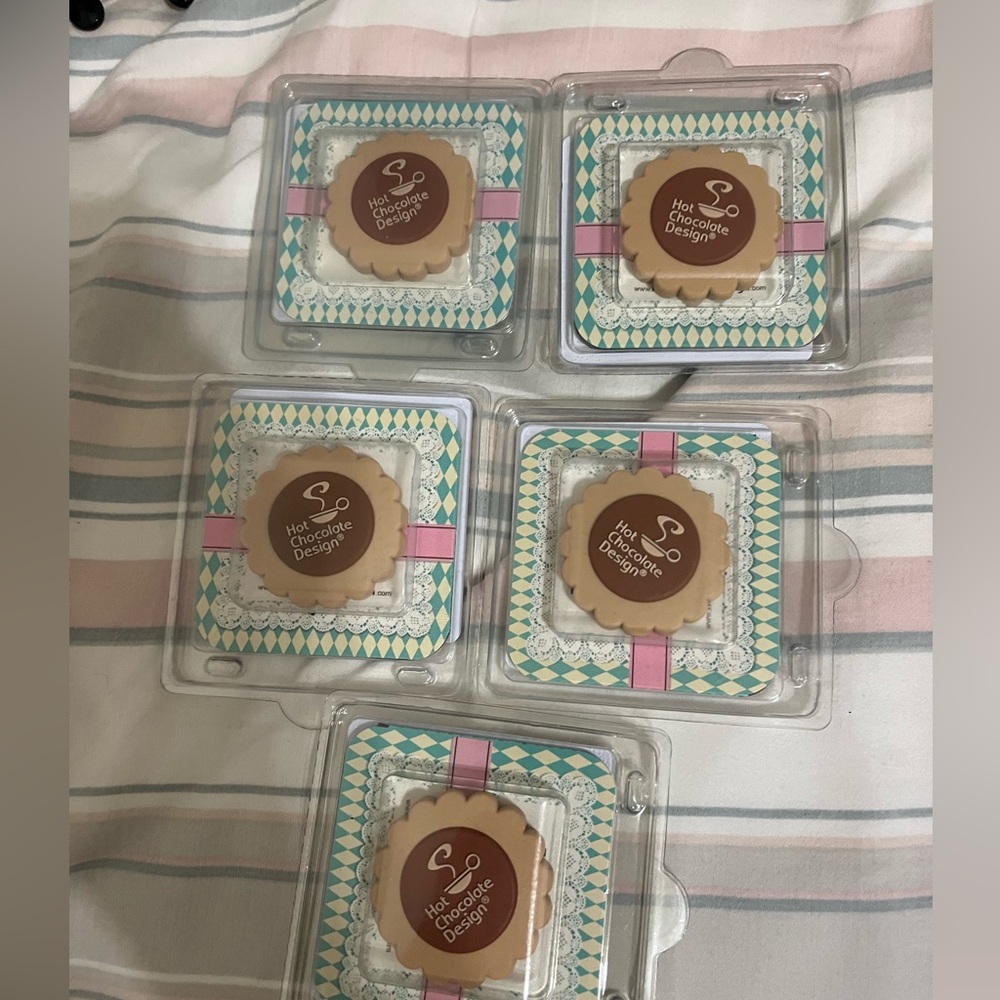 Hot Chocolate shoe brand erasers. Brand new! Buy one or all five!!
